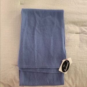 100% Cashmere Blue Scarf